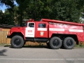 Een brandweerwagen in Listvianka