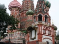 De St Basil Kathedraal in Moskou