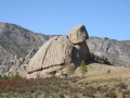 Turtle Rock in Nationaal Park Terelj
